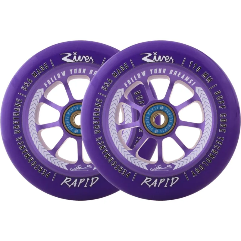 River Rapid Signature Pro Scooter Wheels 2-Pack - Jordan Clark