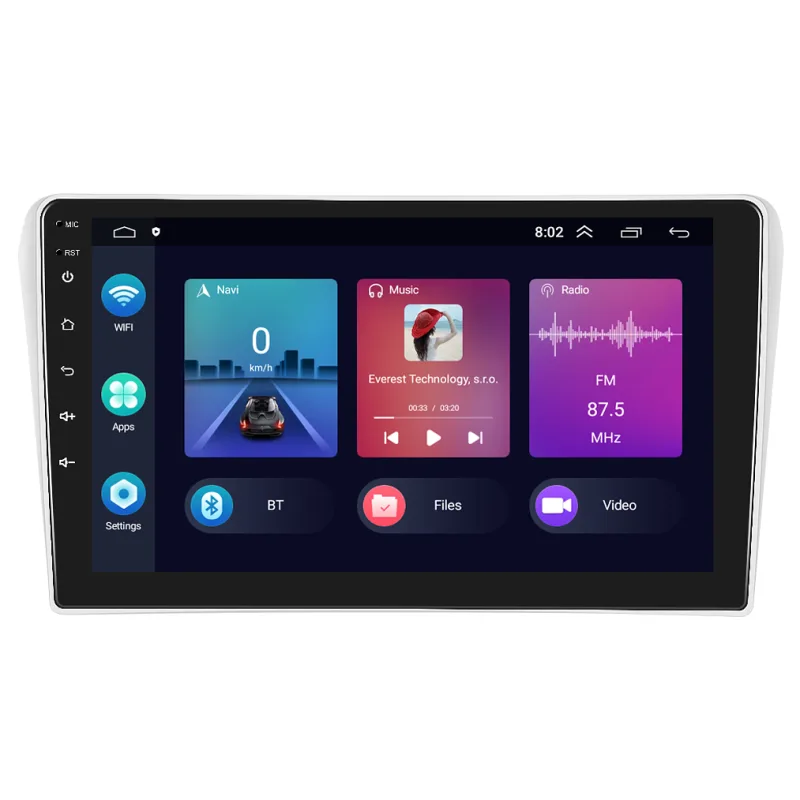 Podofo 2DIN autorádio PEV17 Android, Toyota Avensis T250 B423