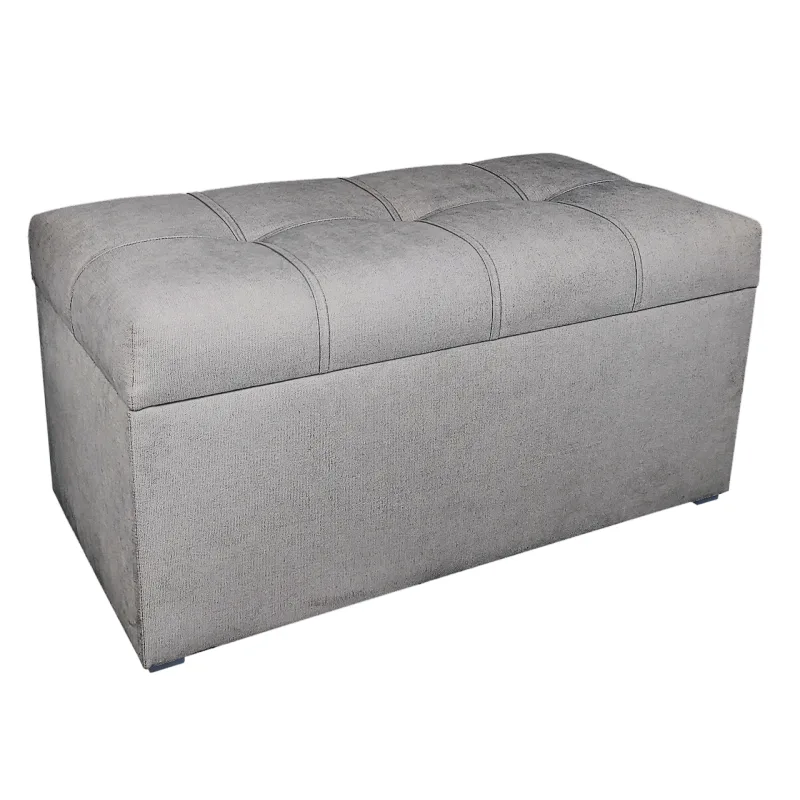 Well Done Taburet s úložným priestorom kocka 2 mäkká 80x40 rôzne farby Barva: 91 studená hnědá