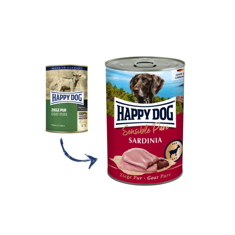 Happy Dog PREMIUM - Fleisch Pur - kozie mäso konzerva 400 g