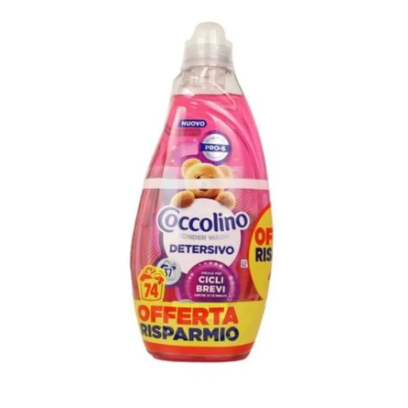 Coccolino DUOPACK Wonder Wash Ultra Care prací gél 2x 1,48l na 37 pracích dávok