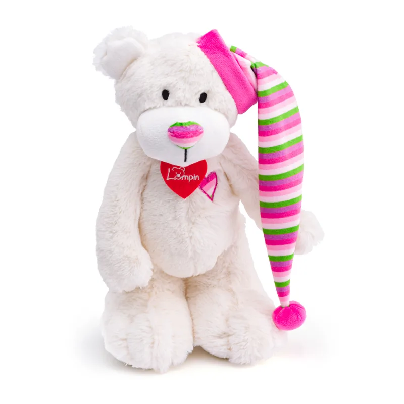 Lumpin Medvedík biely Theodor, 35cm