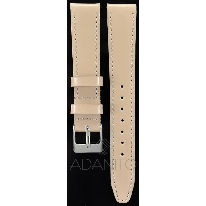 Kožený remienok na hodinky s vysokým leskom Glamour MINET MSOUC16