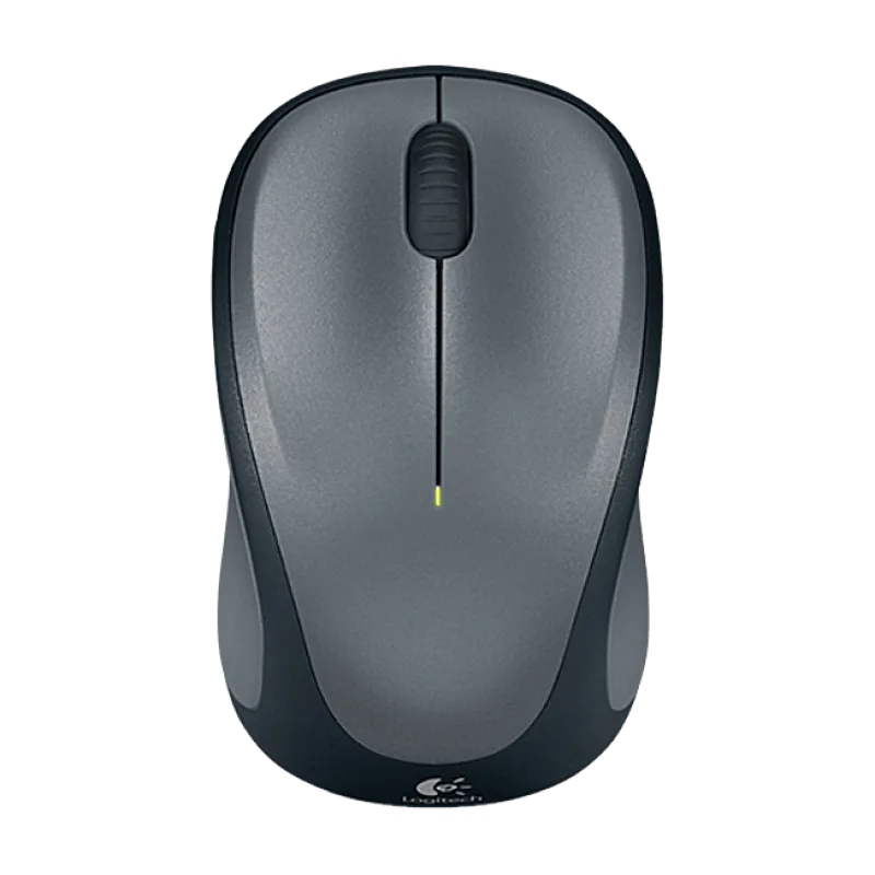 Logitech M235/Cestovní/Optická/1 000 DPI/Bezdrátová USB/Šedá 910-002201