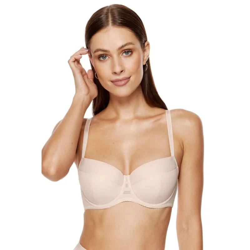 Vystužená podprsenka Luna B4 béžová 70B
