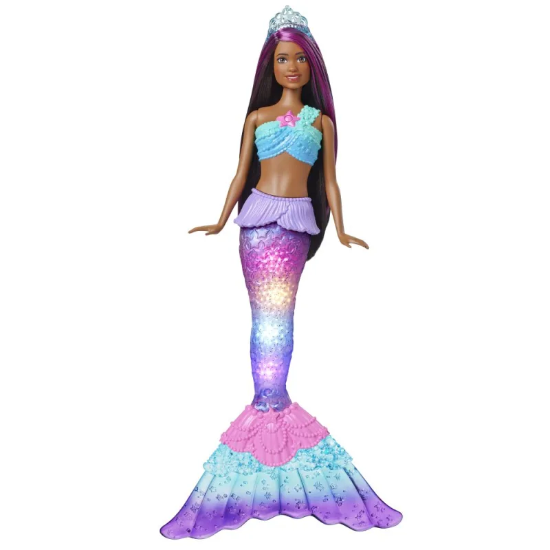 Mattel Barbie BLINKING MERMAID BRUNETKA