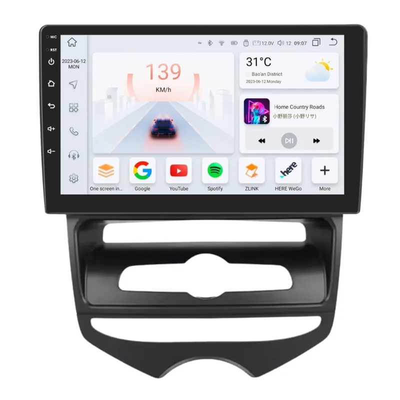 HIZPO KXIX209001A Autorádio 9“ Android pro Hyundai ix20 / manuální klimatizace Model: S9004 (4+32GB) CHRS9004_KXIX209001A