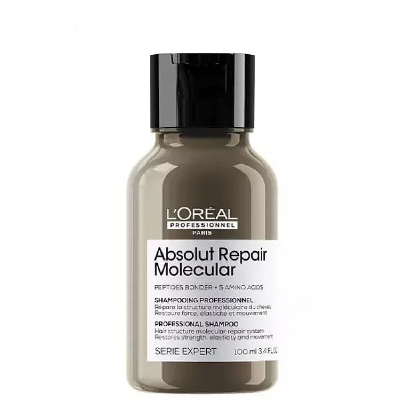 LOREAL Serie Expert Absolut Repair Molecular Shampoo 100ml - pre značne poškodené vlasy