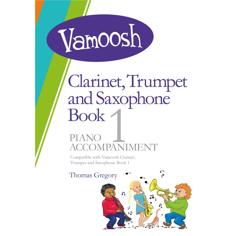 Vamoosh - Clarinet, Trumpet, Saxophone Book 1 - klavírní doprovody