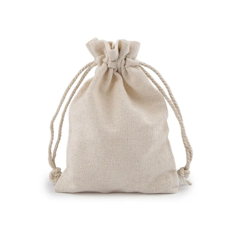 Ľanové darčekové vrecúško – 10x14 cm