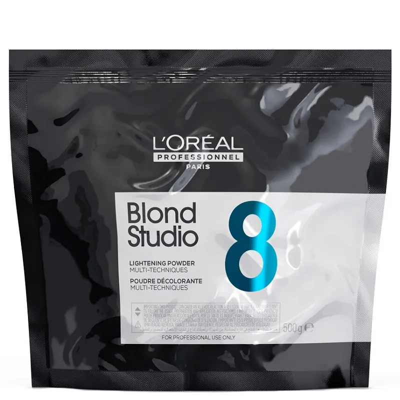 LOREAL Professionnel Blond Studio 8 Multi-Techniques Powder 500g - melír s Pro-Keratínom