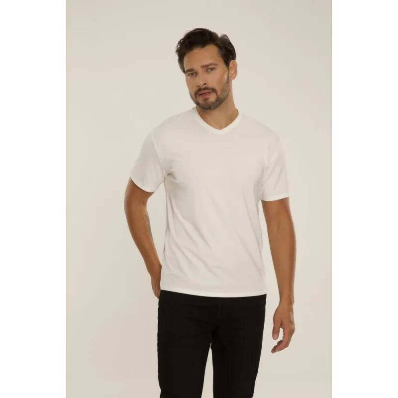 De Lafense CHANDLER 828 ecru XL modal / bavlna / elastan