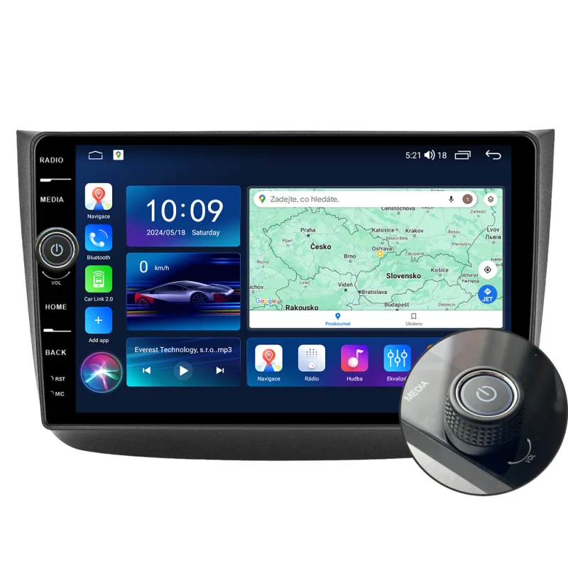 Everest 2DIN autorádio EVE49 Android, Mercedes-Benz Viano / Vito B421