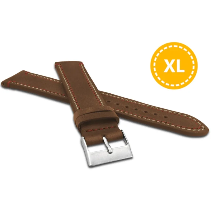 Kožený remienok na hodinky Sport Top Grain XXL LAVVU LSDXE24