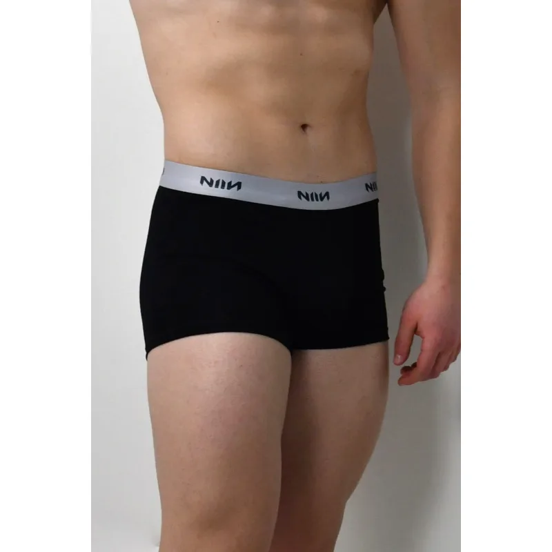 Pánske bavlnené boxerky NIIN - čierna, M