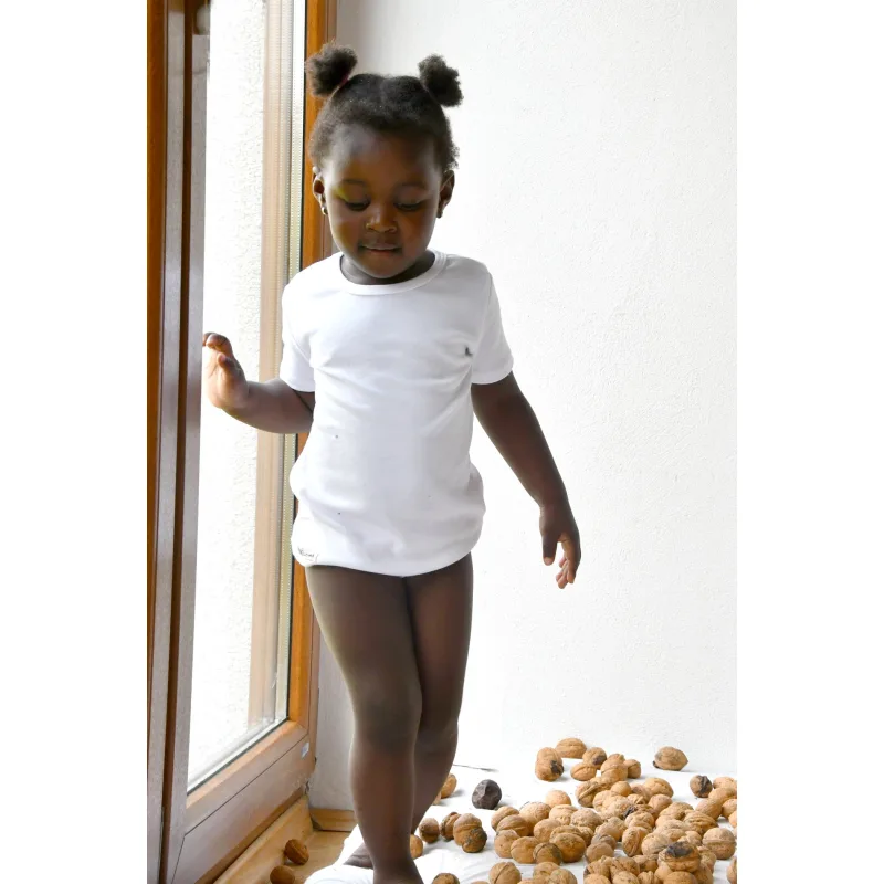 Termo tričko detské TERMOintima krátky rukáv veľ. od 86 až 152 - biela, 110 -116