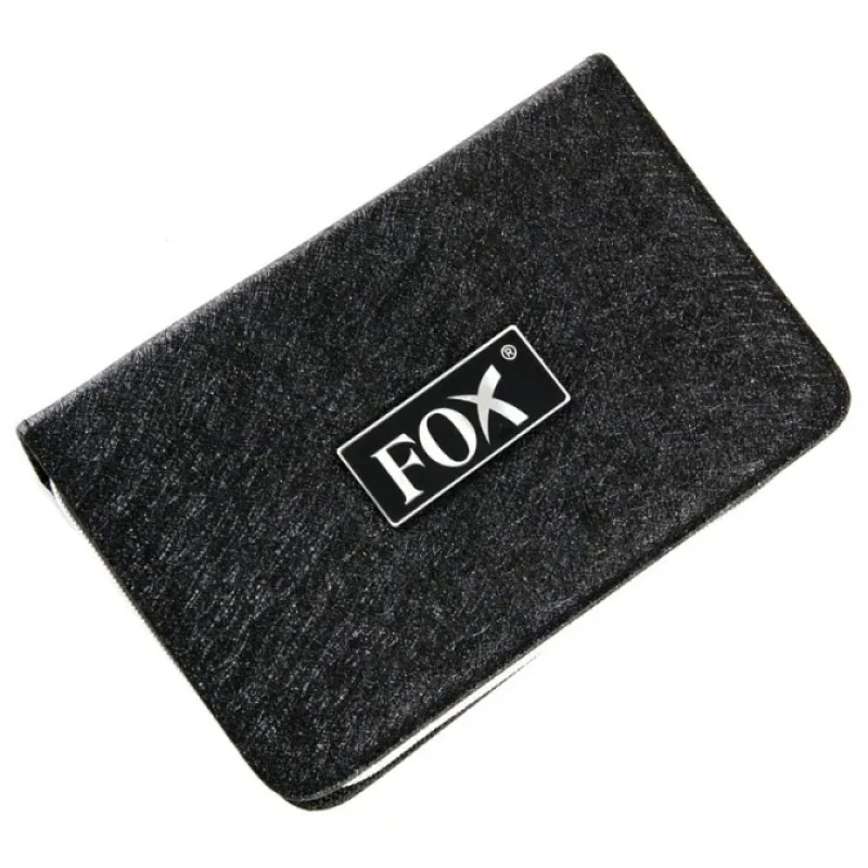 FOX 1509443 Veľké kadernícke puzdro na nožnice Fox - čierne