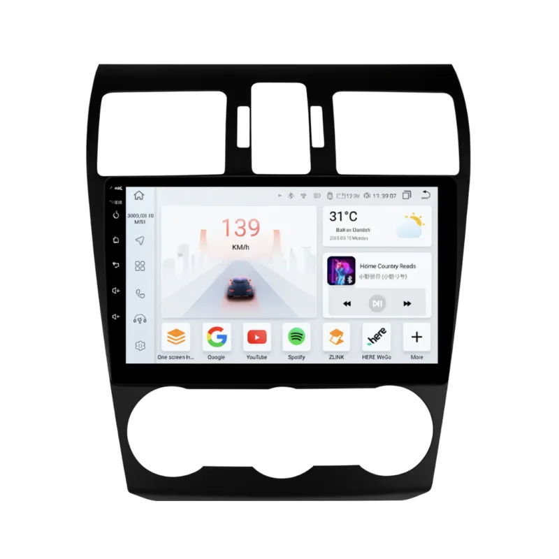 HIZPO KXSBRFST9002 Autorádio 9" Android pro Subaru Forester IV, Impreza Model: S9006 (6+64GB) CHR1722