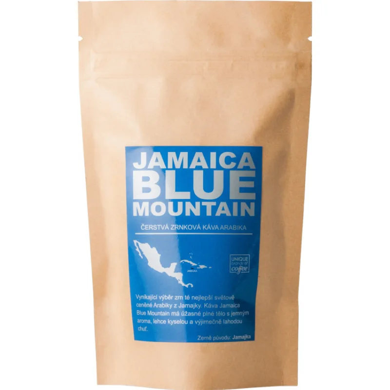 Jamaica Blue Mountain Arabika 50g, Zpracování Středně mletá ( turek )