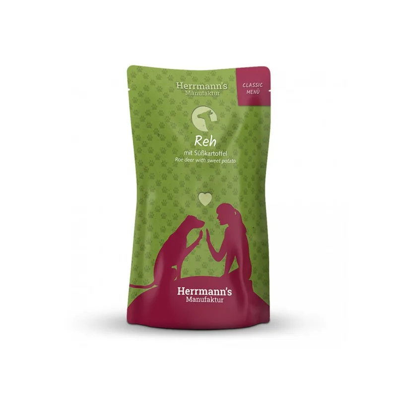 Herrmanns Herrmann’s Srnčie mäso s BIO sladkými zemiakmi 6x130 g