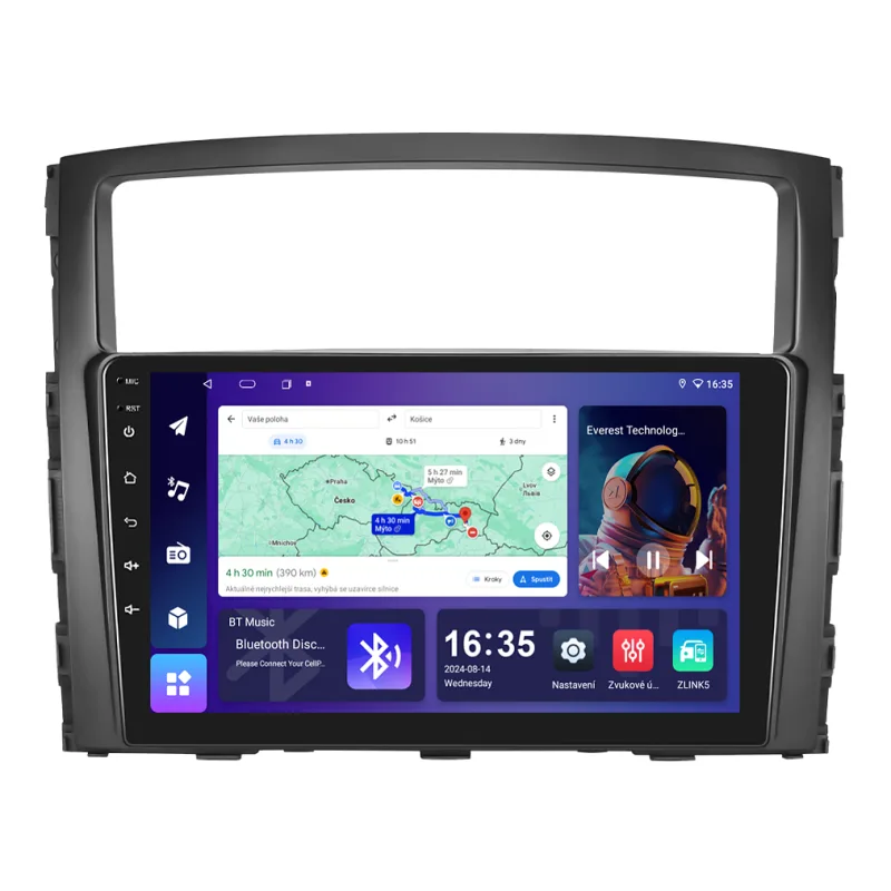 Isudar 2DIN autorádio T68B-IEV43 Android, Mitsubishi Pajero IV B317