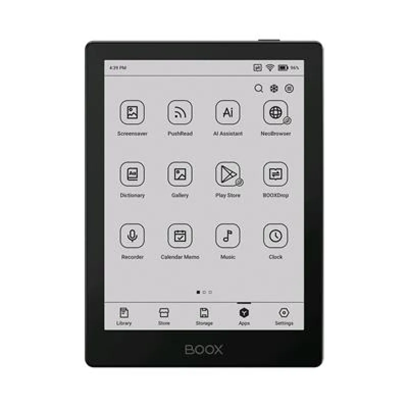 E-book ONYX BOOX GO 6, 6" Carta 1300, 32GB, Bluetooth, Android 12, E-ink displej EBKBX1189