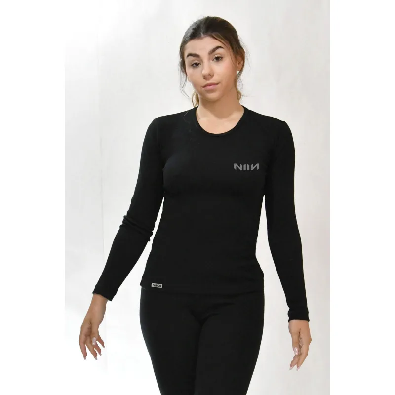 Dámske termo tričko s dlhým rukávom NIIN Black