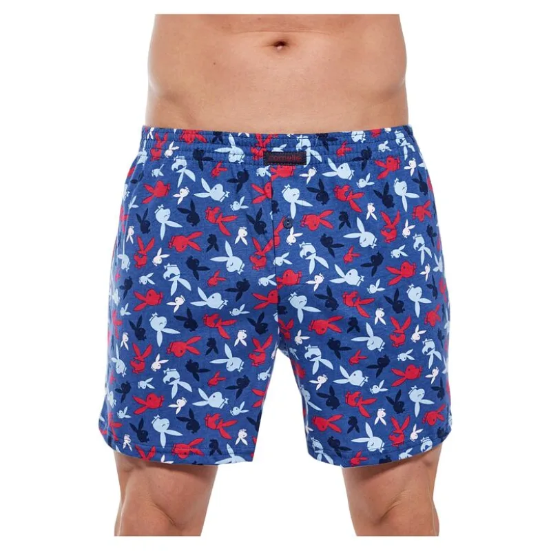 Pánske trenírky Playboy 151 modré XXL