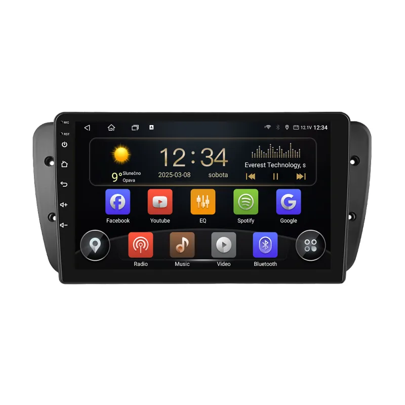 Isudar 2DIN autorádio T75-IEV112 Android, Seat Ibiza T75-UN08M/A7217