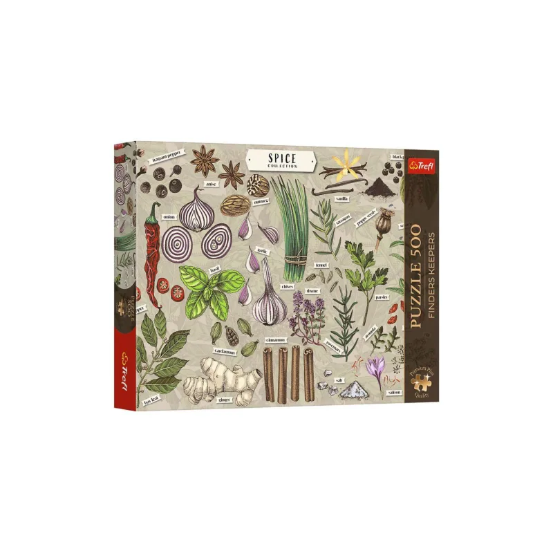 Trefl Puzzle Premium Plus - Finders Keepers: Koření 500 dílků 48x34cm v krabici 34x26x4,5cm