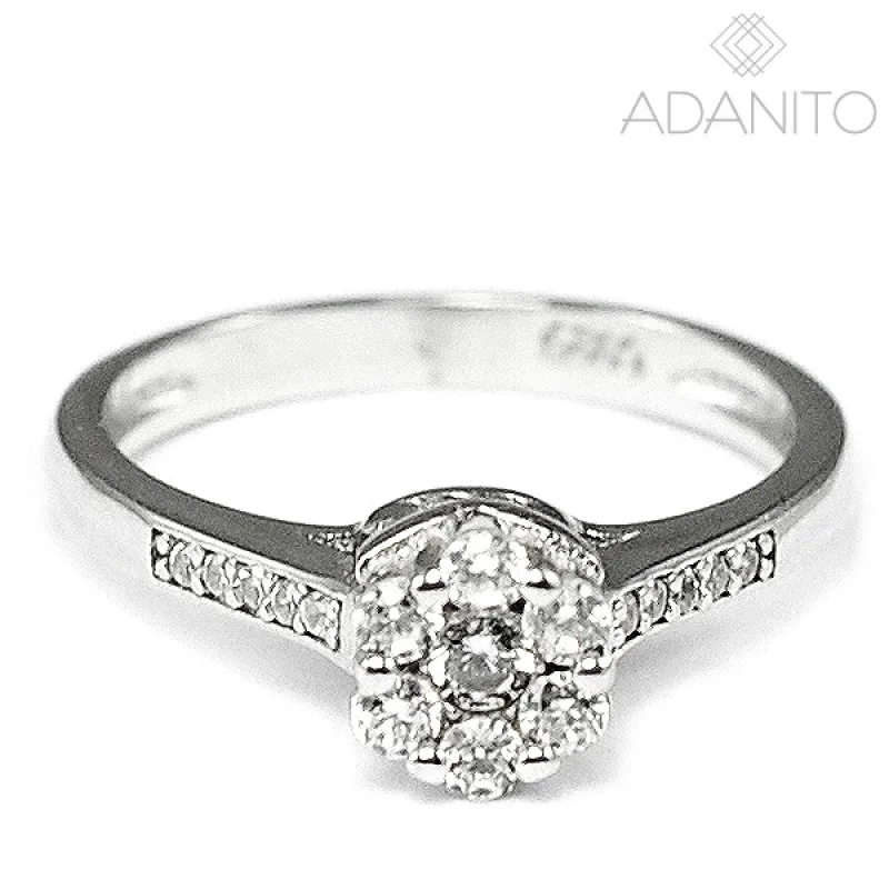 Strieborný prsteň so zirkónmi MEUCCI SR081