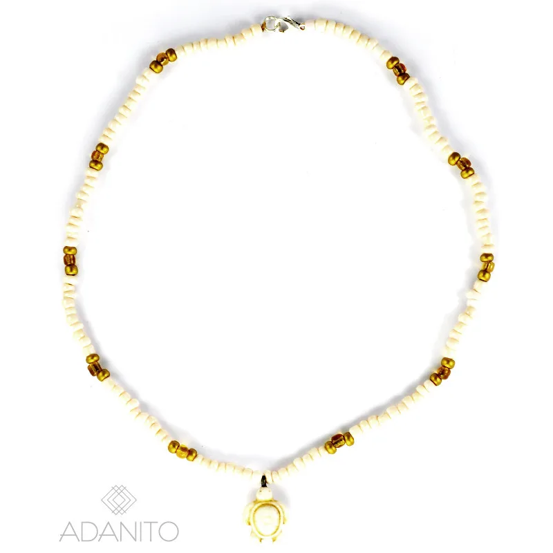 Indiánsky korálkový náhrdelník korytnačka ADANITO VONH0001