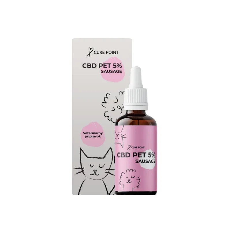 Cure Point Curepoint CBD olej PET 5% SAUSAGE, 10ml