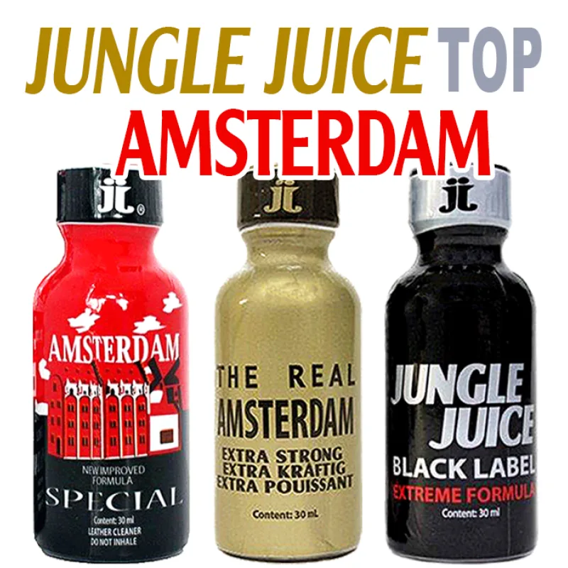 Poppers POPPERS JUNGLE JUICE AMSTERDAM TOP BALÍČEK (3x24ml)