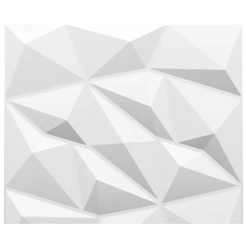 Diamond – geometrická 3D penová stropná doska 50 × 50 cm, 1 ks Varianta: White