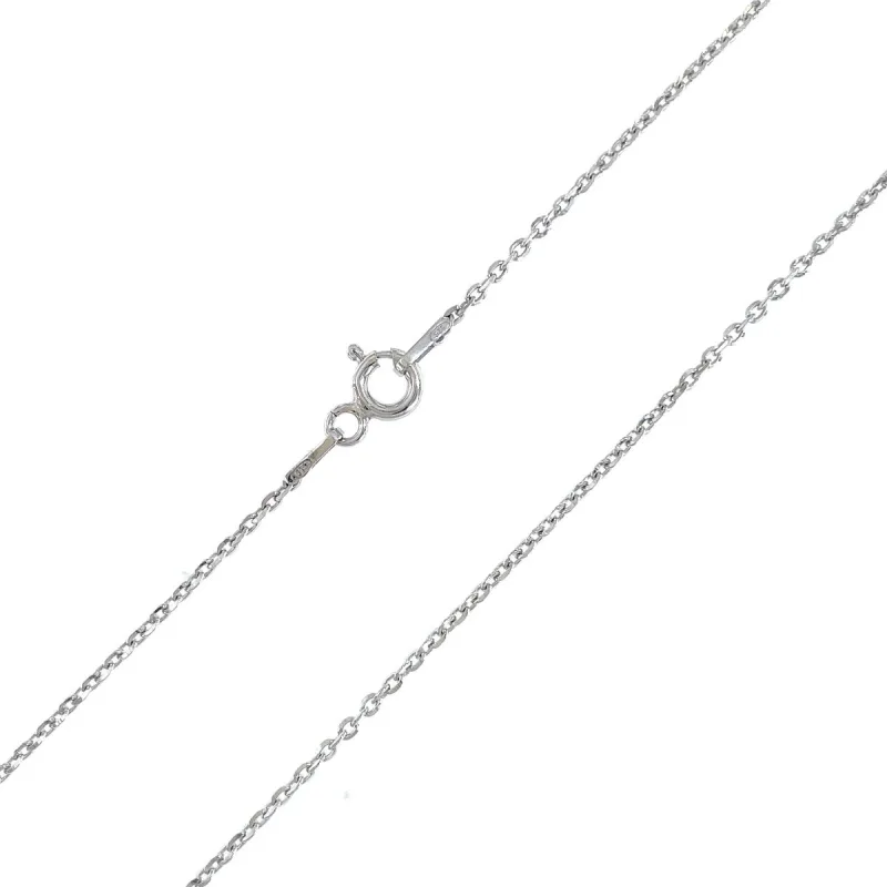 Strieborná retiazka anker plochý brúsený dĺžka retiazky 60cm