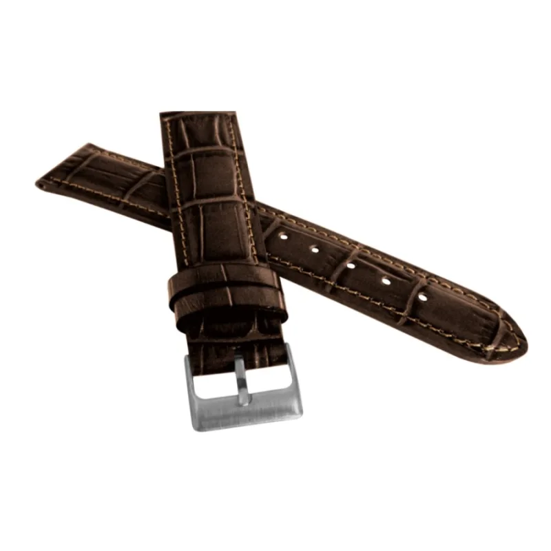 Kožený remienok na hodinky Croco Top Grain LAVVU LSIUC18