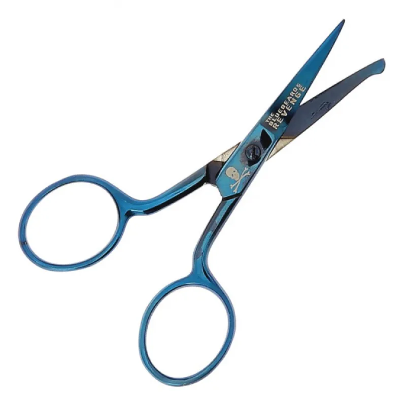 BLUEBEARDS REVENGE Beard And Mo´ Scissors 4´ - Barber nožnice na fúzy a bradu