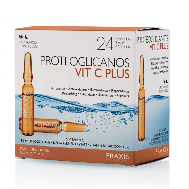 Praxis Proteoglicanos Vit C Plus 24 x 2 ml