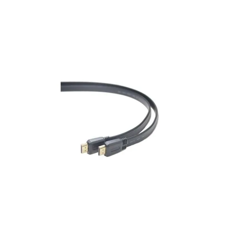 PremiumCord HDMI High Speed + Ethernet plochý kábel, pozlátené konektory, 1,5 m (kphdmep015)