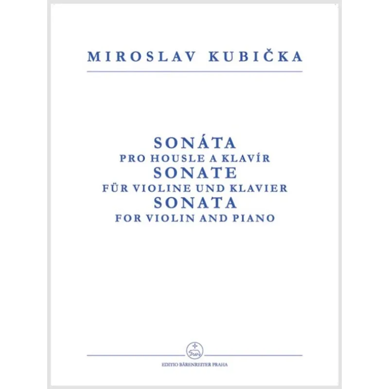Bärenreiter Sonáta pro housle a klavír