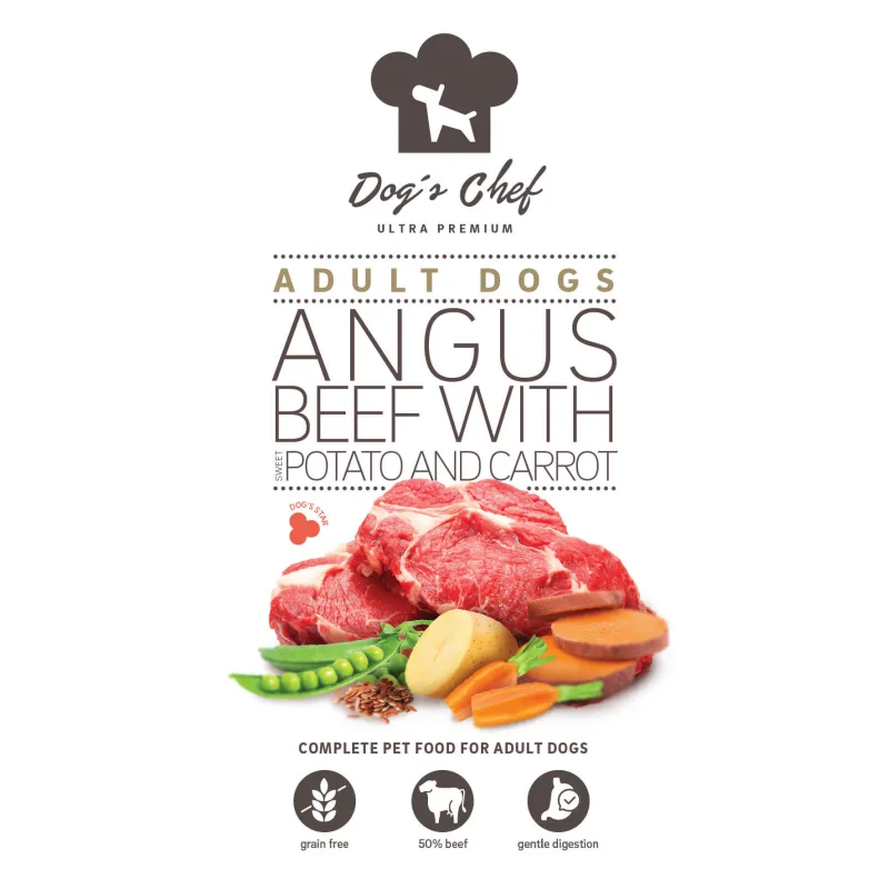 Dog's Chef Dog’s Chef ANGUS BEEF WITH SWEET POTATO & CARROT 2 kg