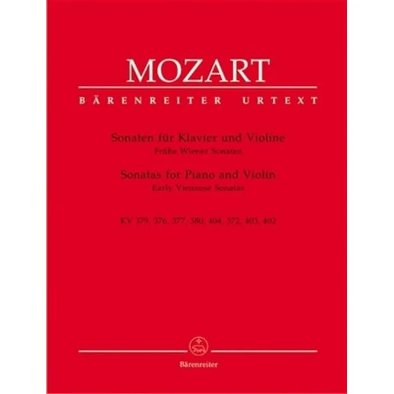 Bärenreiter Sonáty pro klavír a housle KV 379, 376, 377, 270, 404, 372, 403,