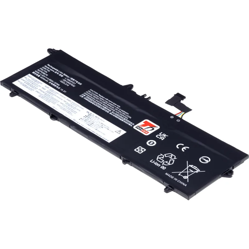 Baterie T6 Power Lenovo ThinkPad T490s, T495s, T14s Gen 1, 4950mAh, 57Wh, 3cell, Li-Pol NBIB0222