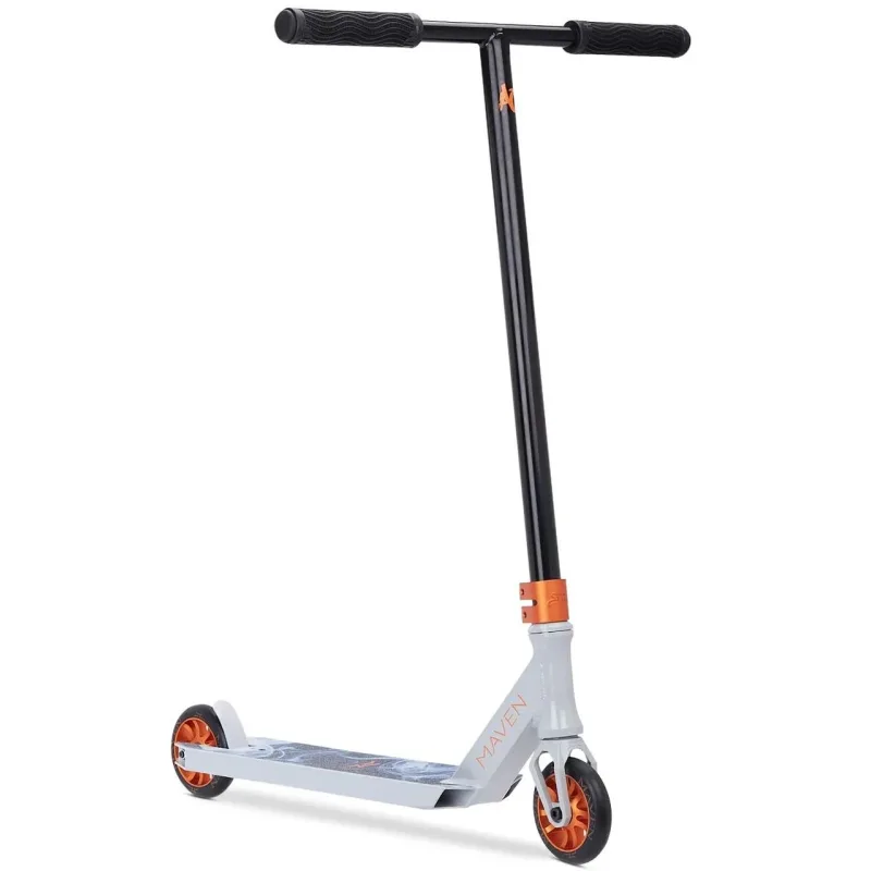 Freestylová kolobežka AO Maven Scooter - Silver/Orange