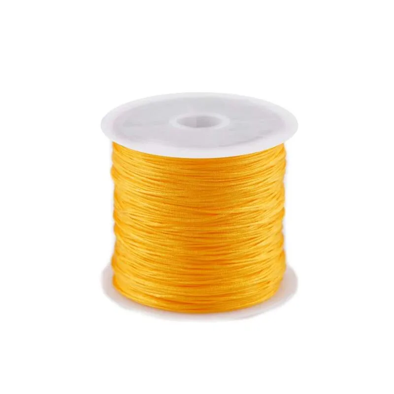 Polyesterová šnúra Ø0,5 mm - žltá