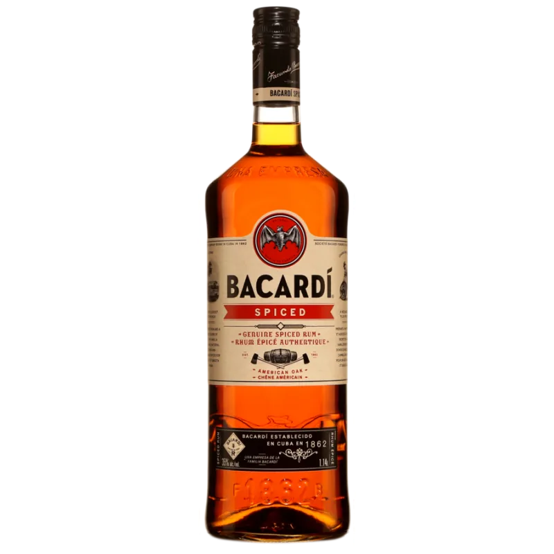 Bacardi Spiced 35% 1 l (čistá fľaša)