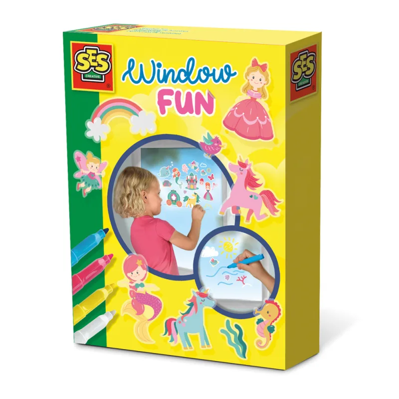 SES Okenné nálepky - princezné