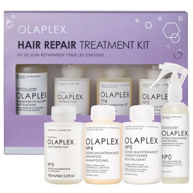 OLAPLEX Hair Repair Treatment Kit - Sada intenzívnej regenerácie na ošetrenie poškodených vlasov