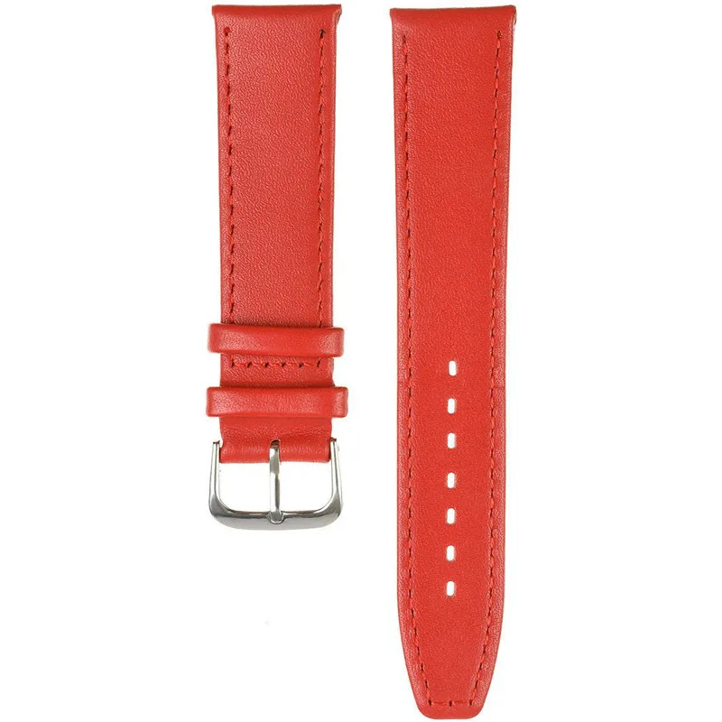 Kožený remienok na hodinky 18 mm červený PACIFIC W01-06-18